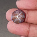 star ruby hexagon cabochon
