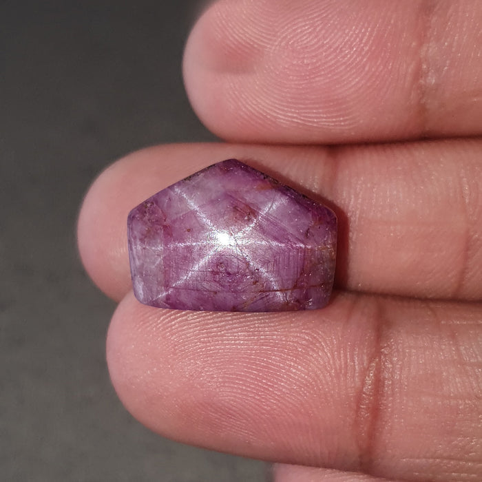 star ruby fancy cabochon