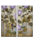 Amethyst' 2 Piece Wrapped Canvas Wall Art Set