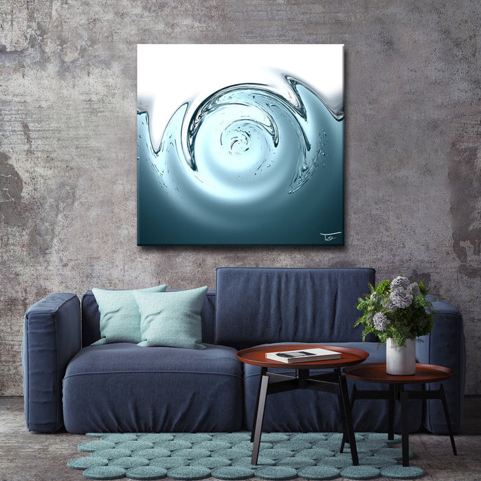 Aqueous Trance No. 24' Wrapped Canvas Wall Art