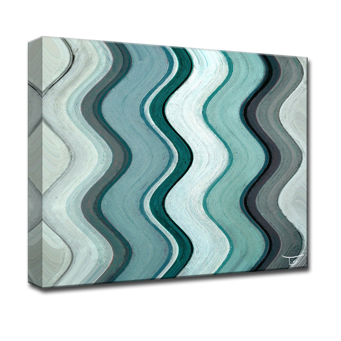 Aqueous Trance No. 7' Wrapped Canvas Wall Art
