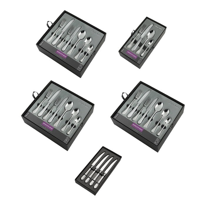 Armscote Bead Bright Cutlery Place Setting, 7 Piece