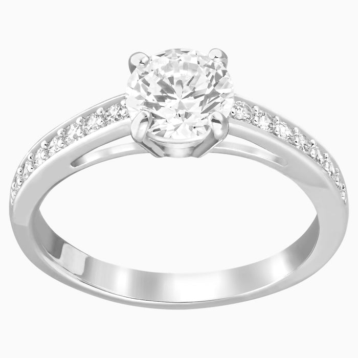ATTRACT:RING RND PAVE CZWH/RHS 58
