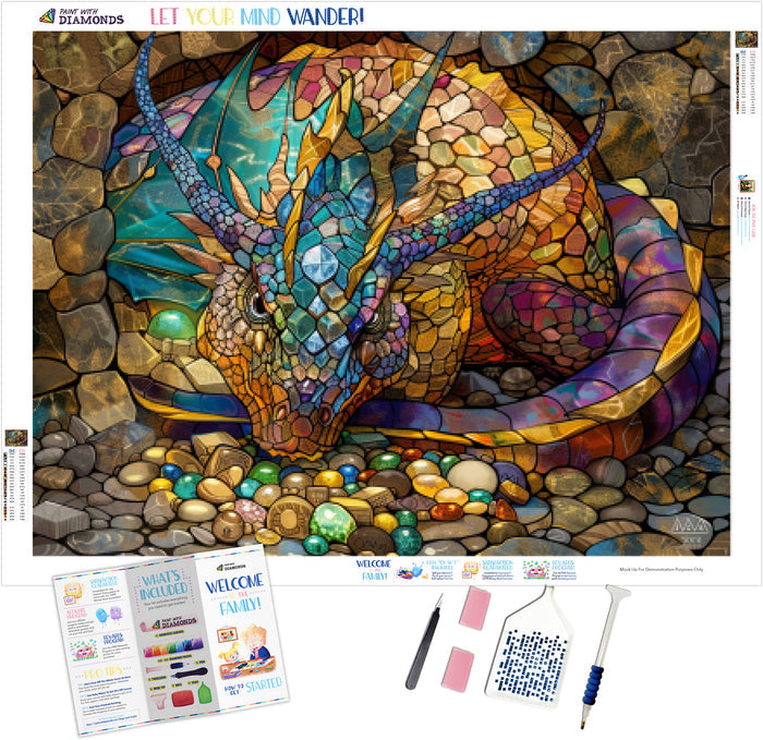 Awe-Inspiring Dragon Curled