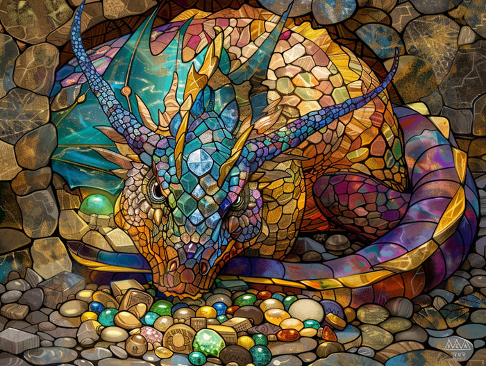 Awe-Inspiring Dragon Curled