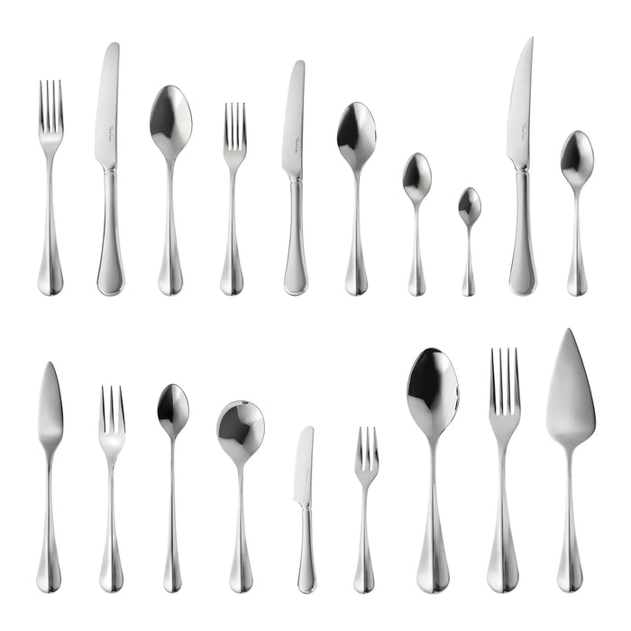 Baguette Bright Cutlery Set, 56 Piece for 8 People