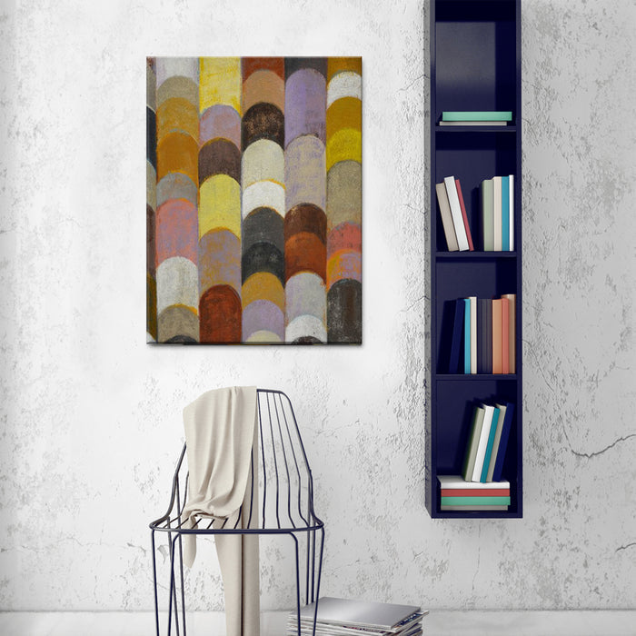 'Banded No. 1' Wrapped Canvas Wall Art