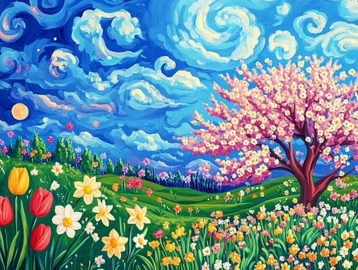 Blossoming Spring Garden