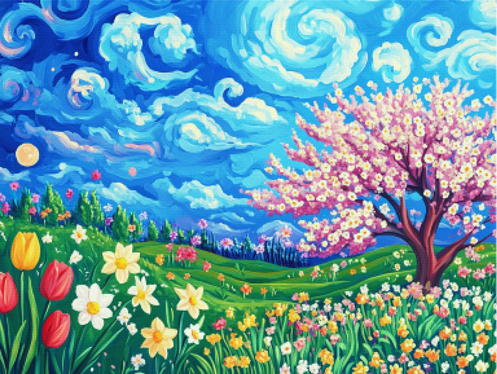 Blossoming Spring Garden