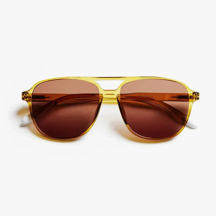 Brad / Sunglasses - Glossy Ecru Olive