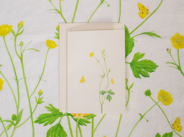 'Buttercup' Greeting Card, 15cm x 10cm (A6)