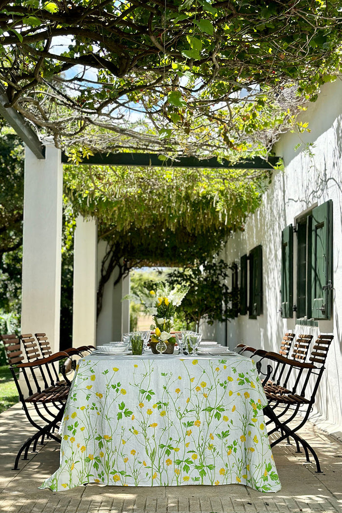 'Buttercup' Linen Napkin, 50x50cm
