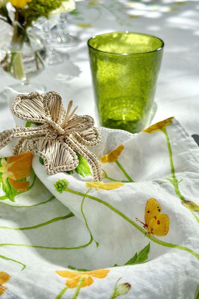 'Buttercup' Linen Napkin, 50x50cm