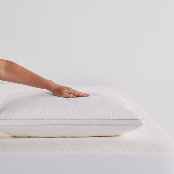 CalmComfort Wool Medium Pillow with hand - thumbnail #7