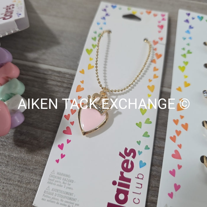 Claire's Club Bundle - 1 Bracelet, 1 Necklace, 1 Ring Set (6)