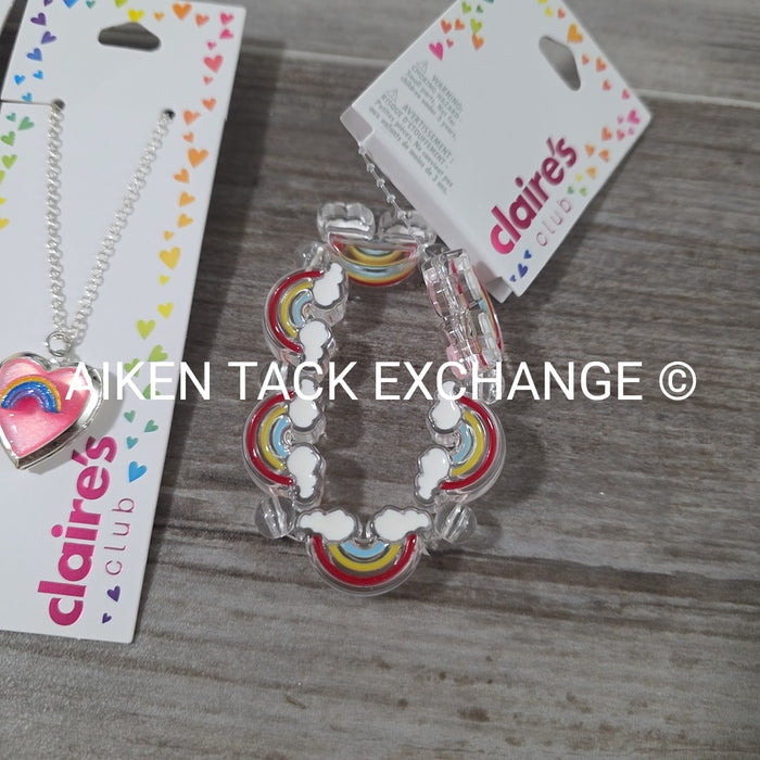 Claire's Club Bundle - 1 Bracelet, 1 Necklace, 3 Chokers