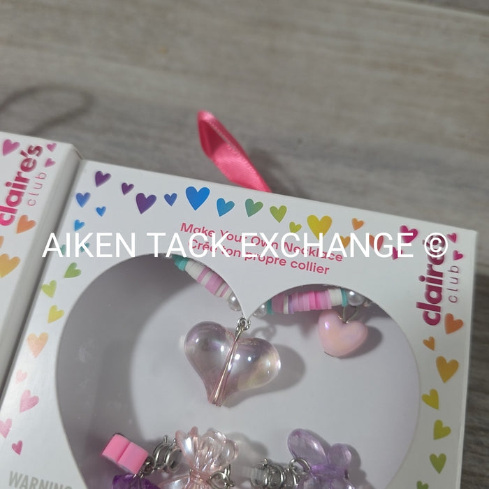 Claire's DIY Bundle - 1 Necklace Set, 1 Hair Clip Set