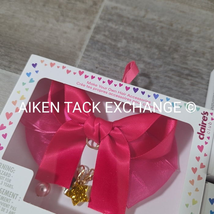 Claire's DIY Bundle - 1 Necklace Set, 2 Hair Clip Sets