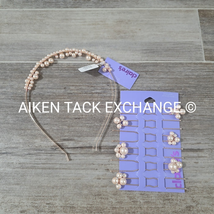 Claire's Hair Bundle - 1 Headband, 6 Hair Pins