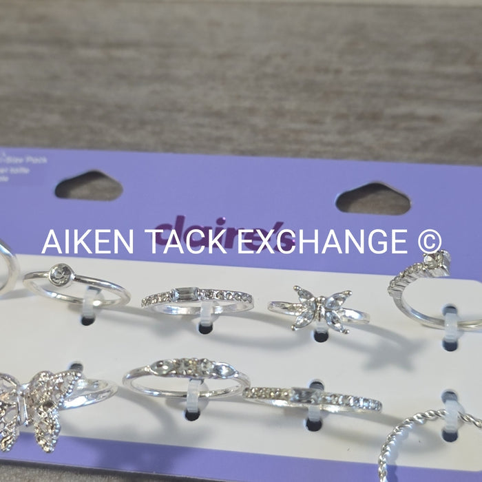 Claire's Ring Set - Various Sizes, 10 Total