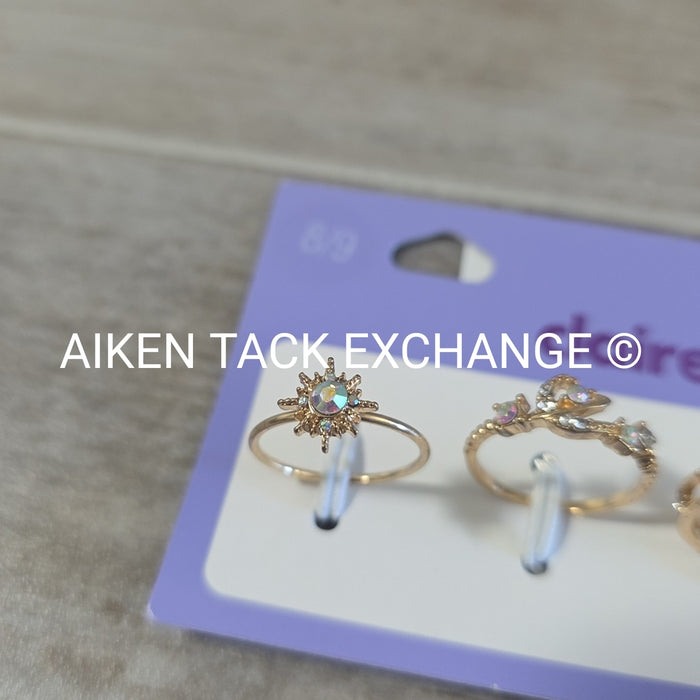 Claire's Ring Set (4) - Size 8/9