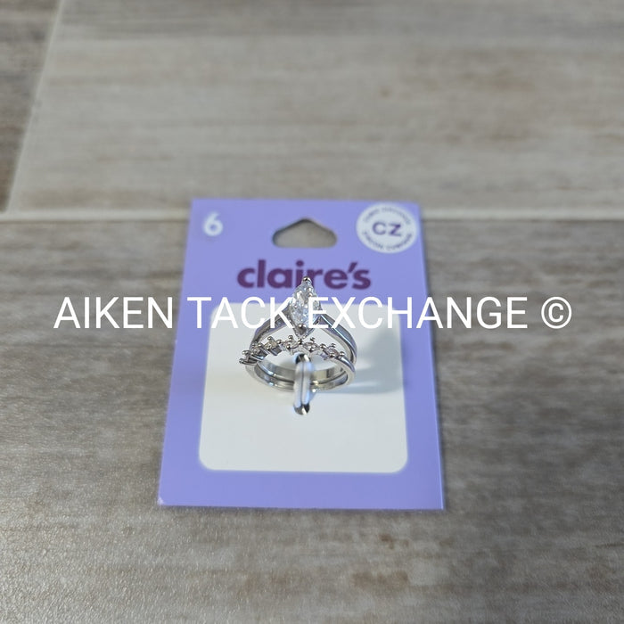 Claire's Stackable Rings - Size 6