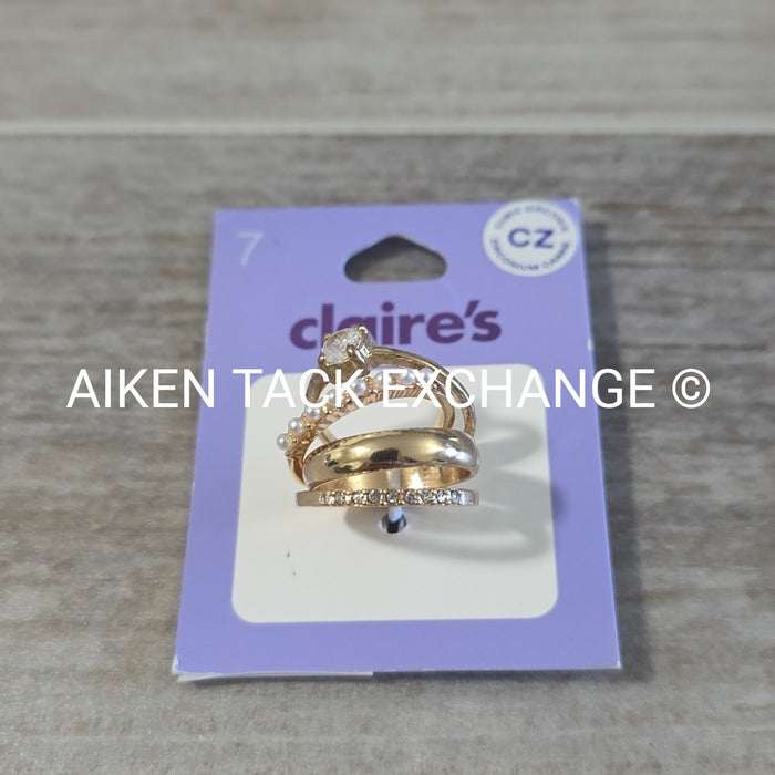 Claire's Stackable Rings - Size 7