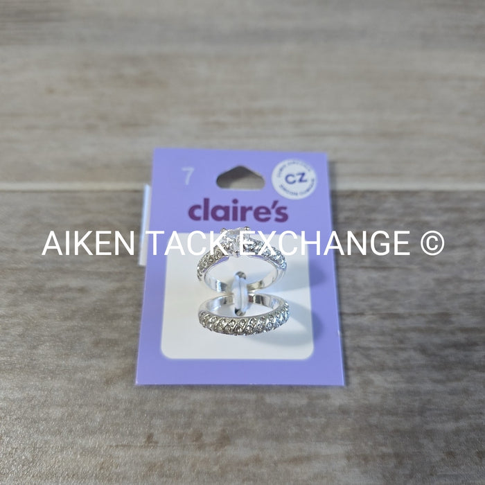 Claire's Stackable Rings - Size 7