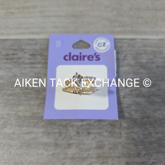 Claire's Stackable Rings - Size 8