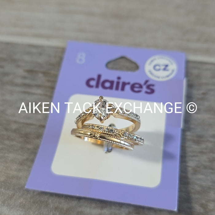 Claire's Stackable Rings - Size 8