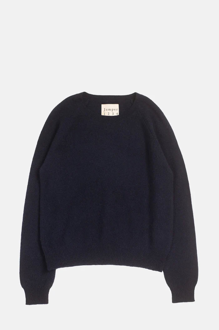 Crop Crew Jumper / Navy