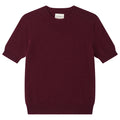 Distressed T-shirt / Burgundy