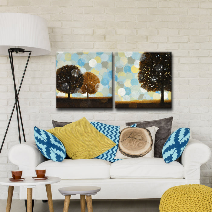 Early Tuesday Morning No. 1/2' 2 Piece Wrapped Canvas Wall Art Set