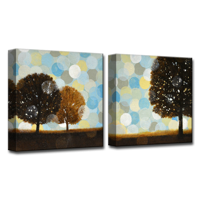 Early Tuesday Morning No. 1/2' 2 Piece Wrapped Canvas Wall Art Set