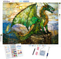 Emerald Guardian Majestic Dragon