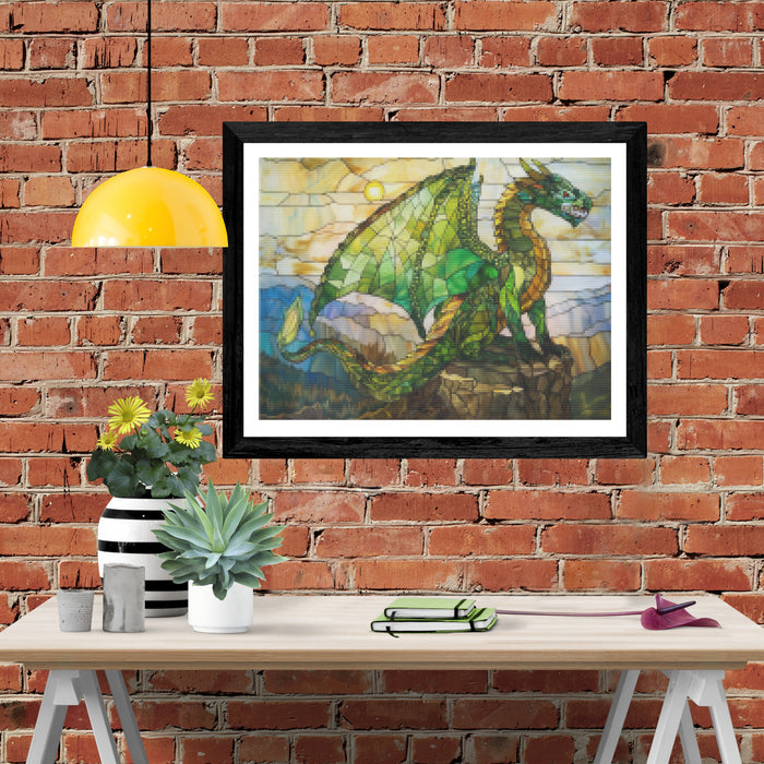 Emerald Guardian Majestic Dragon