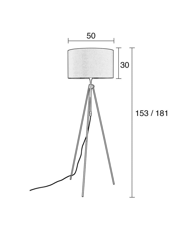 Floor Lamp Lesley- Green