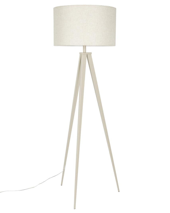 Floor Lamp Tripod- Beige
