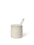 Flow Jar with Spoon / Off White