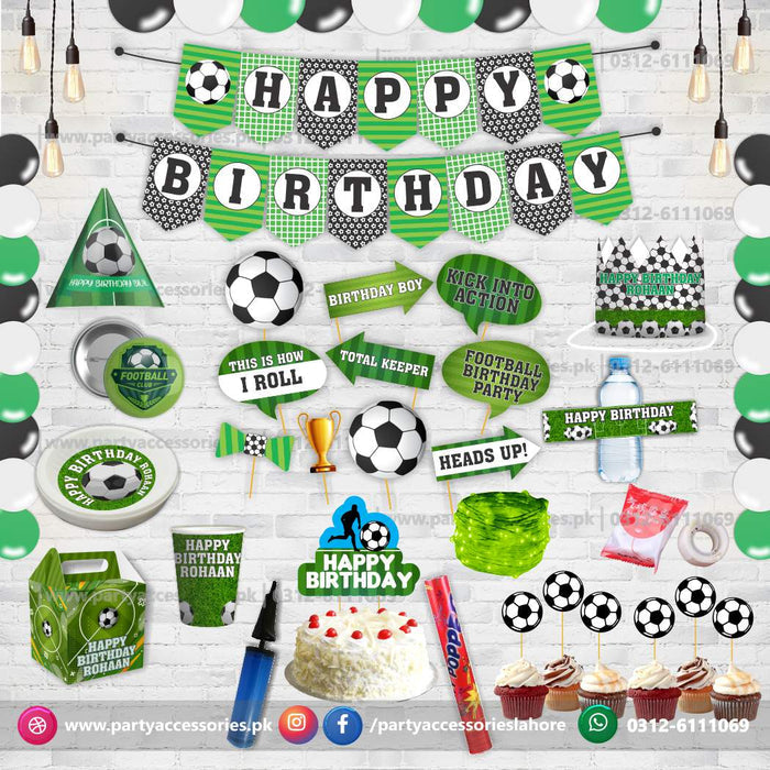Football theme birthday Party decoration kit