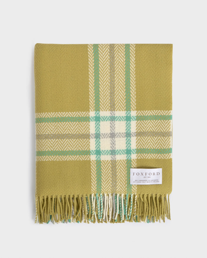 Foxford Banagher Cashmere and Lambswool Throw
