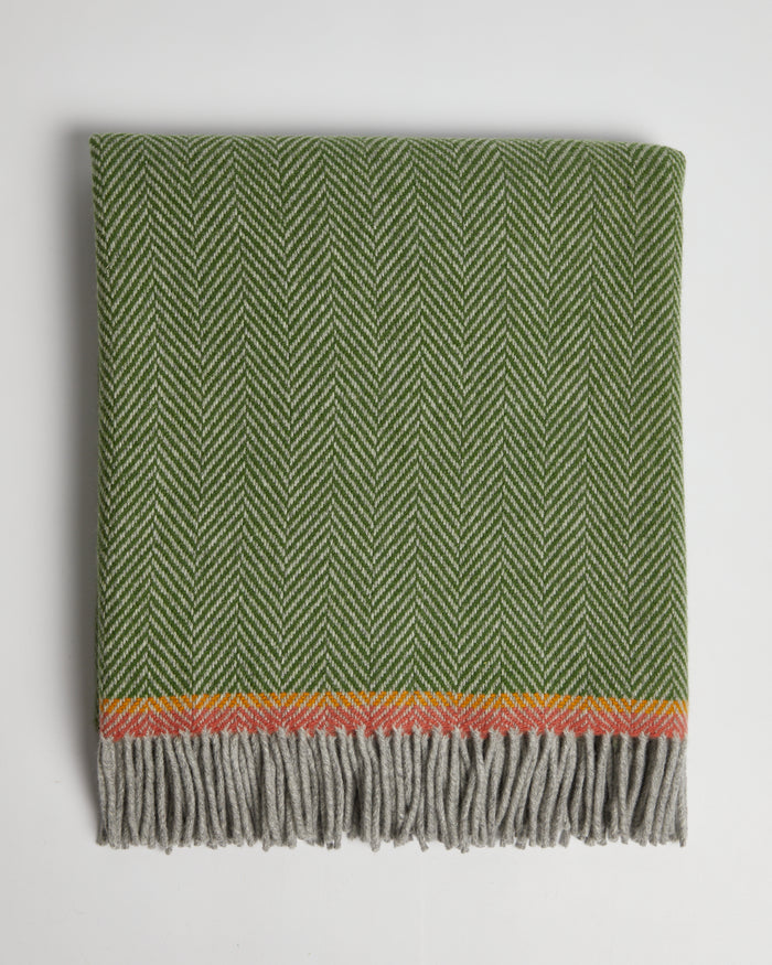 Foxford Barrow Cashmere and Lambswool Throw