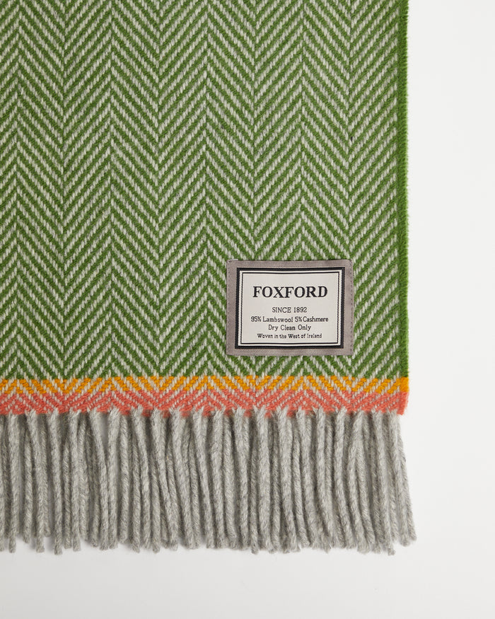 Foxford Barrow Cashmere and Lambswool Throw