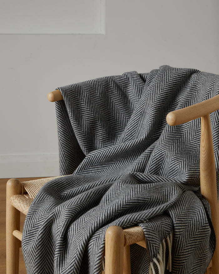 Foxford Belleek Cashmere and Lambswool Throw