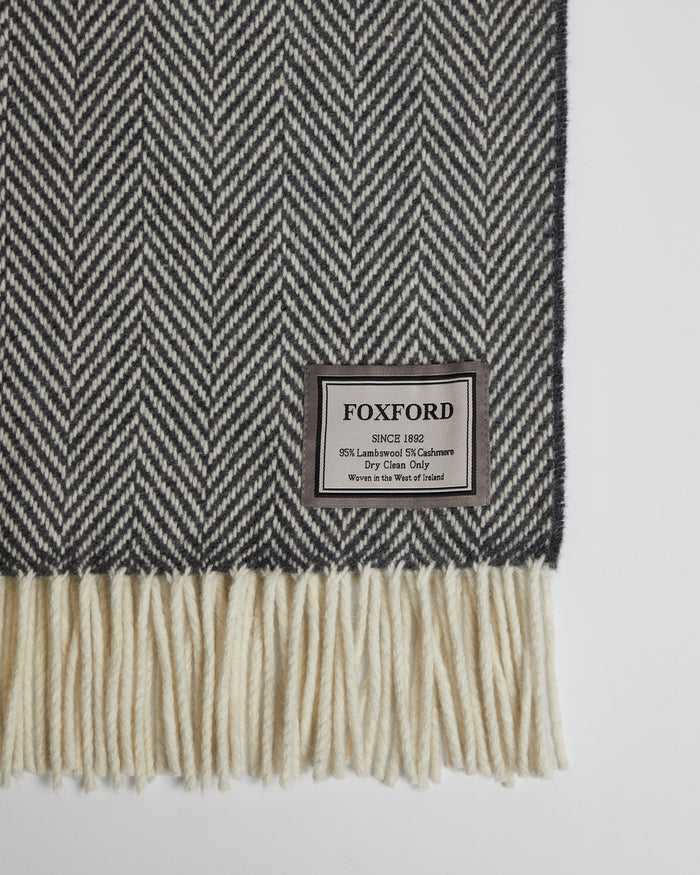 Foxford Belleek Cashmere and Lambswool Throw