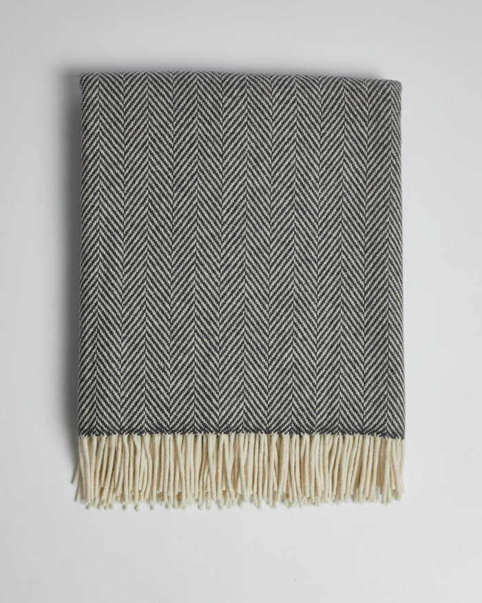 Foxford Belleek Extra-Large Cashmere & Wool Throw
