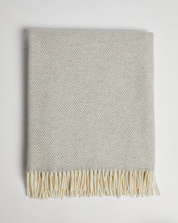 Foxford Clare Island Cashmere and Lambswool Throw