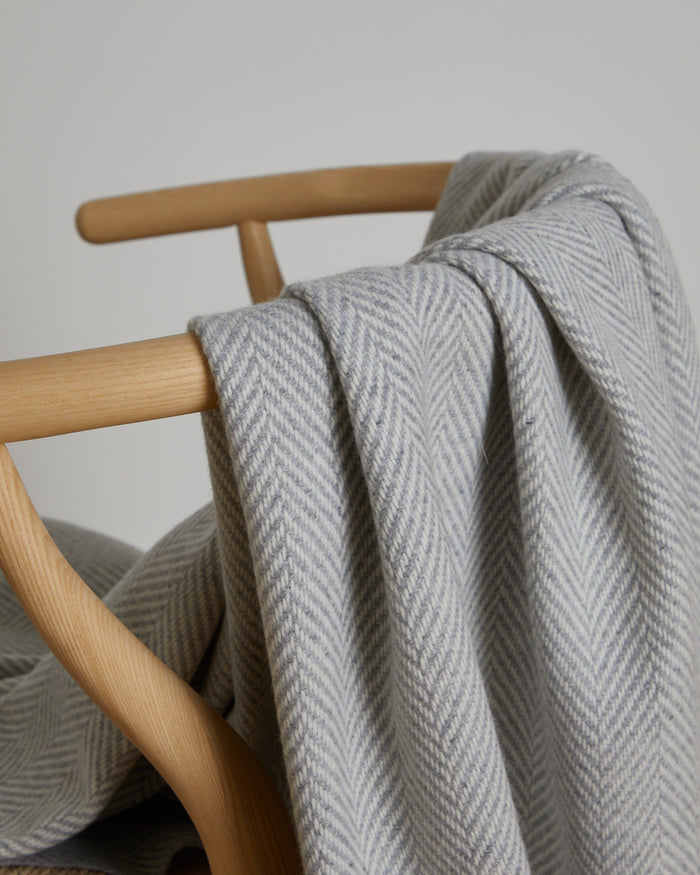 Foxford Clare Island Extra-Large Cashmere & Wool Throw