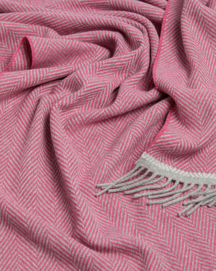 Foxford Croía Cashmere and Lambswool Throw