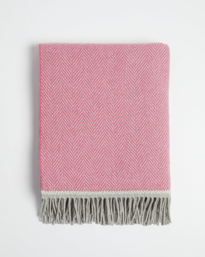 Foxford Croía Cashmere and Lambswool Throw